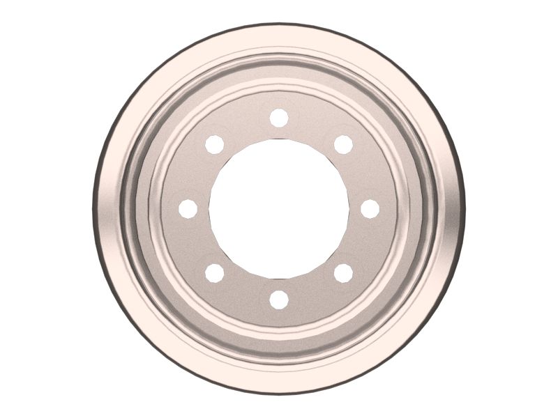 Заднее направляющее колесо 254 мм с внешним диаметром
