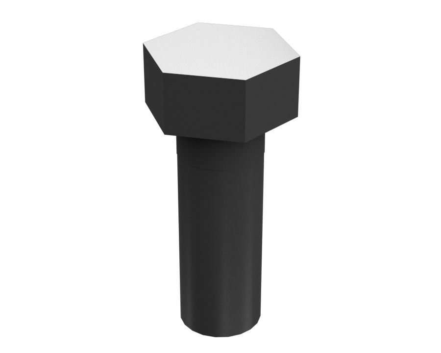 2H-3745: Болт с шестигранной головкой 1''-14 x 2 3/4''