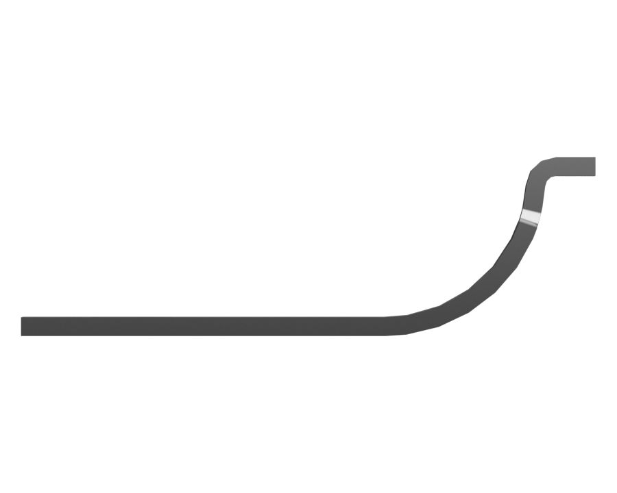 Зажим одинарный половинный с внутренним диаметром 38 мм