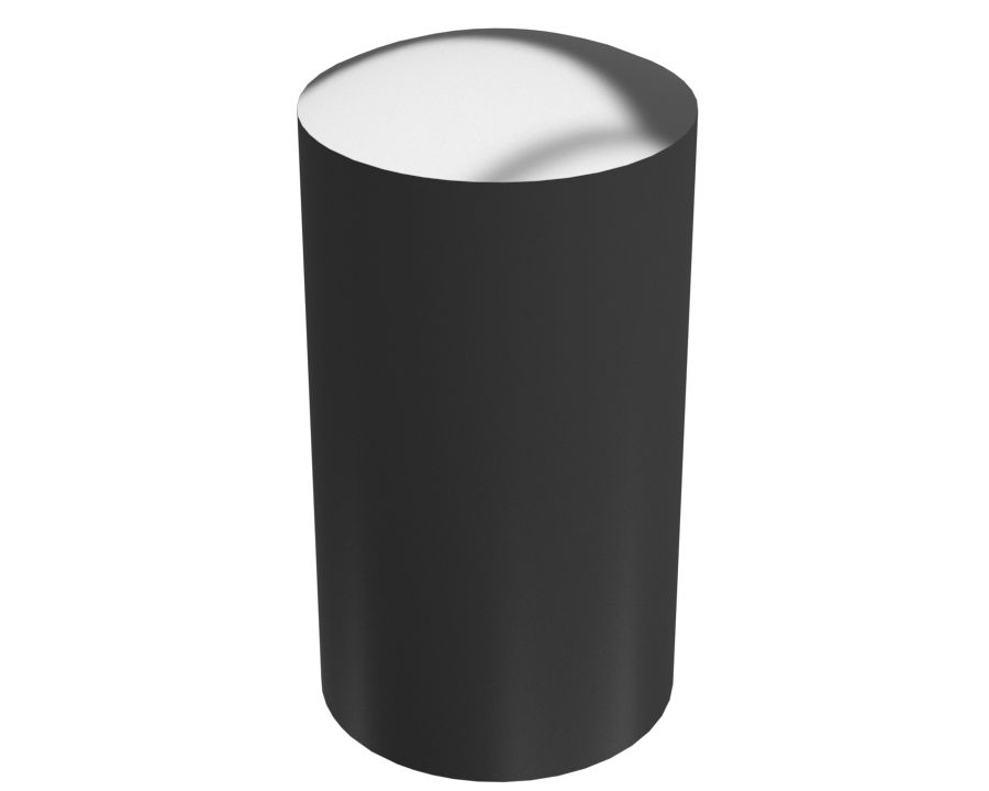 Цельный стальной установочный штифт длиной 12,70 мм