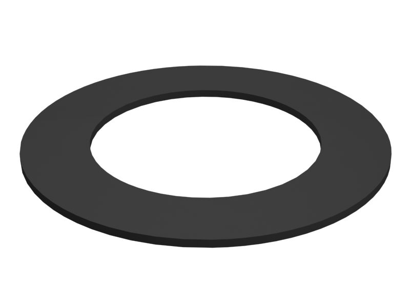 Пластиковая плоская шайба толщиной 1,5 мм