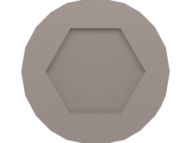 БОЛТ С ГОЛОВКОЙ ПОД ТОРЦЕВОЙ КЛЮЧ, M16 X 2