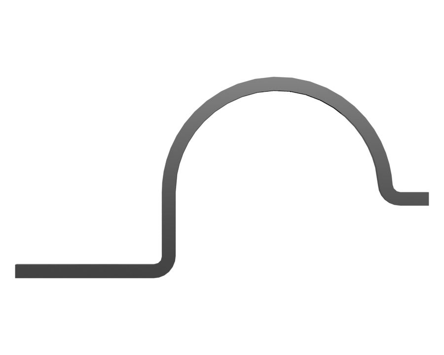 Стальной зажим с внутренним диаметром 38,00 мм