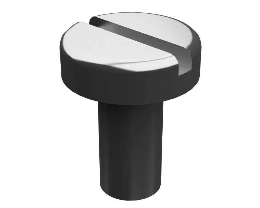 Винт с плоской головкой с крестообразным шлицем