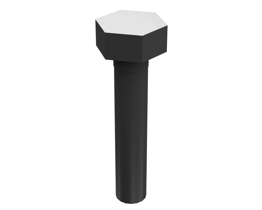 7B-2742: Boulon à tête hexagonale 1/4''-20 x 1 1/4''