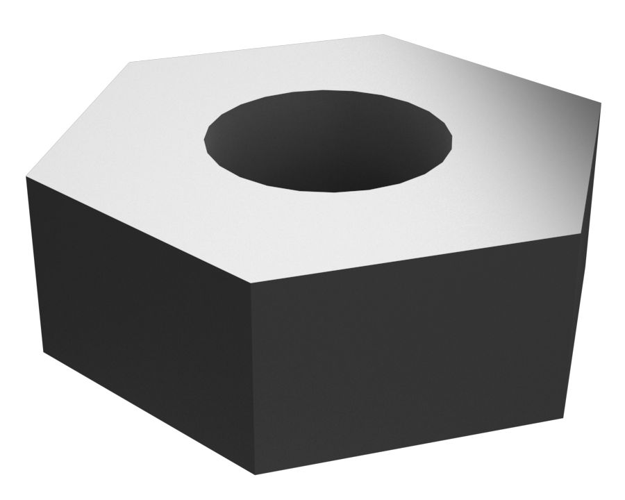 Шестигранная гайка с резьбой 8X32