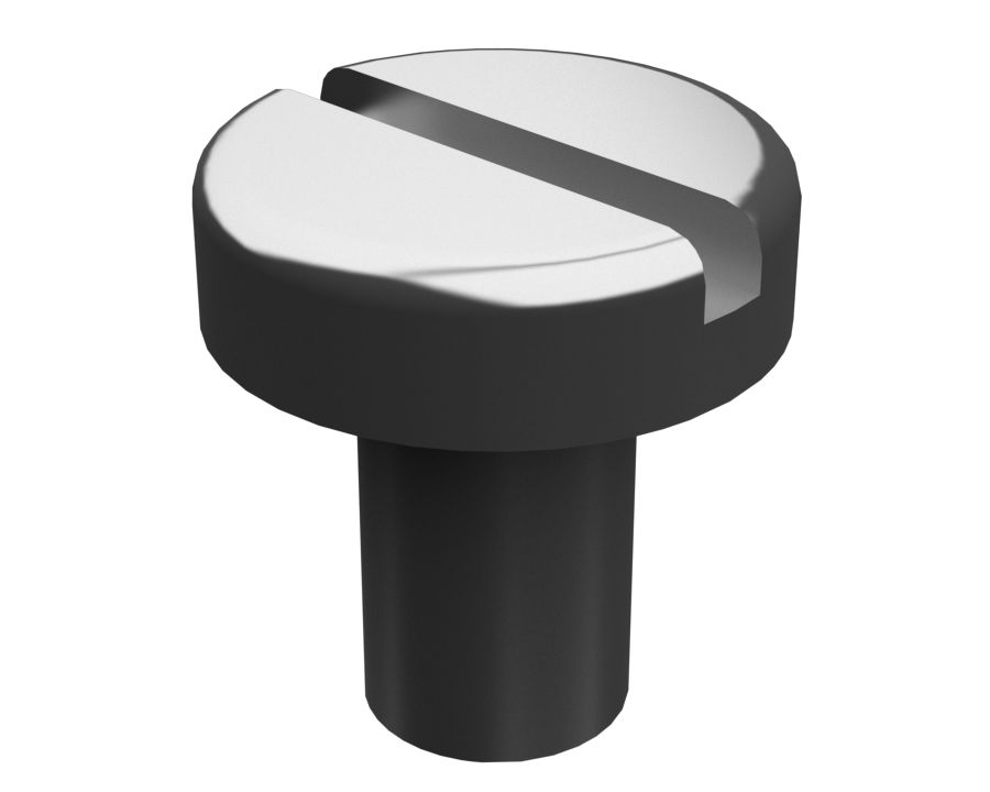 Винт с плоской головкой с крестообразным шлицем