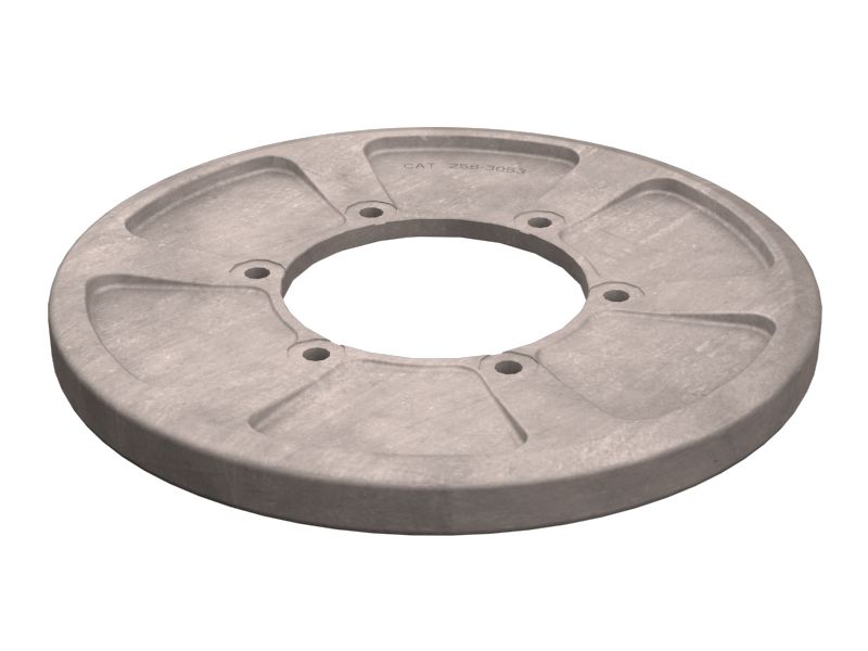 Направляющее колесо оси с наружным диаметром 381 мм