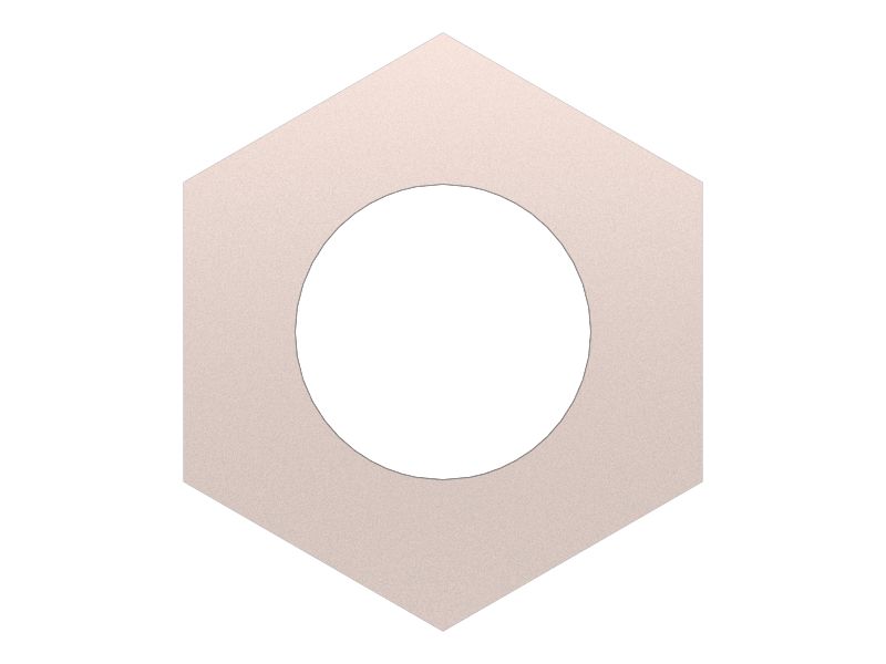 Шестигранная гайка 1/4