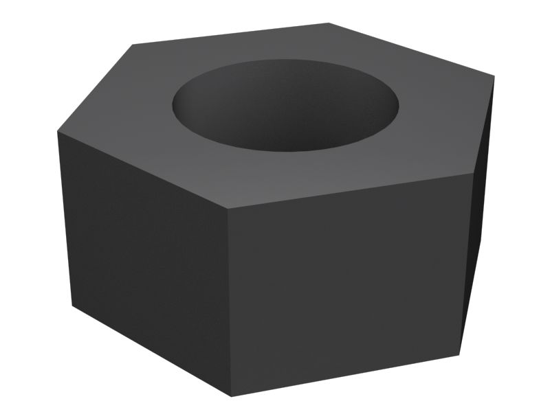 Шестигранная гайка 1/4