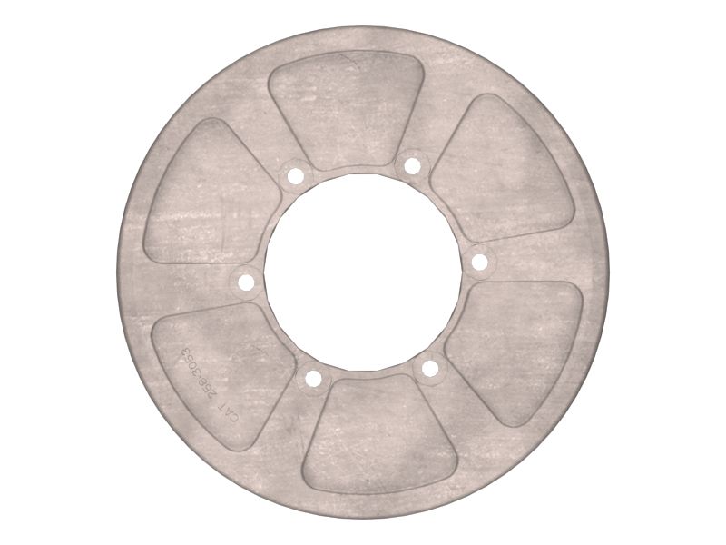 Направляющее колесо оси с наружным диаметром 381 мм