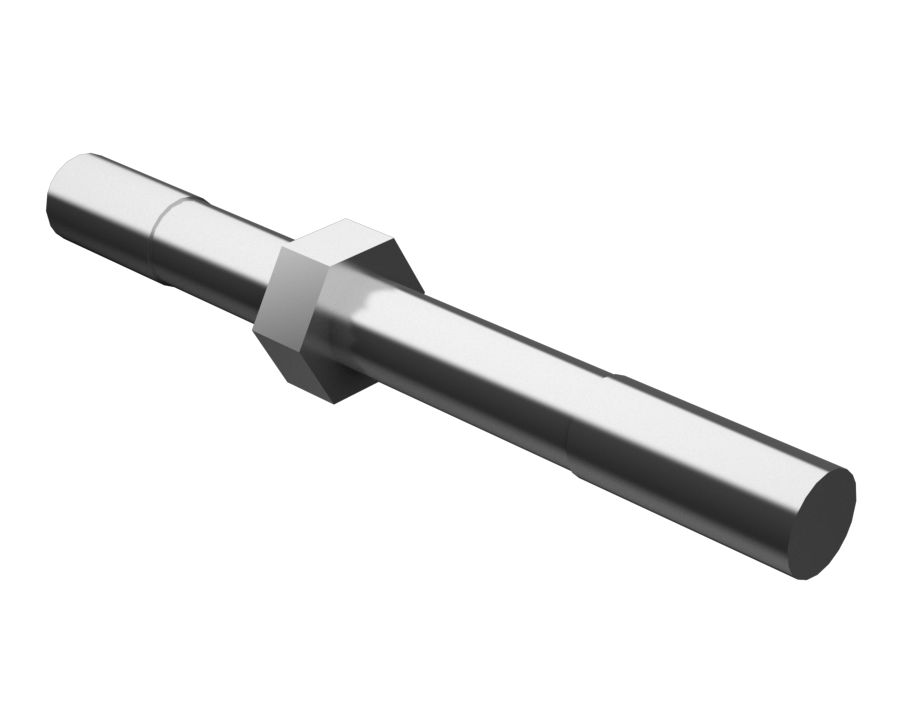 Болт-шпилька с резьбой 3/8-16-2A