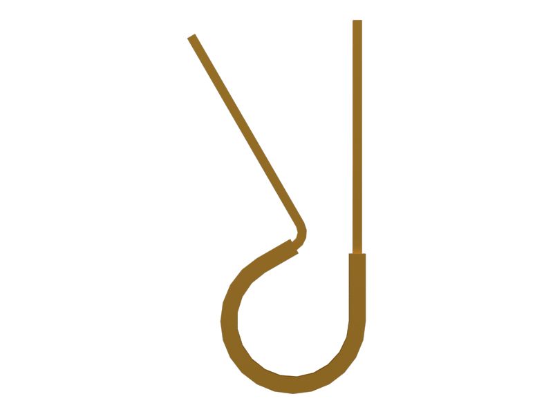 Минимальный зажим для петли для одной трубки 12,70 мм