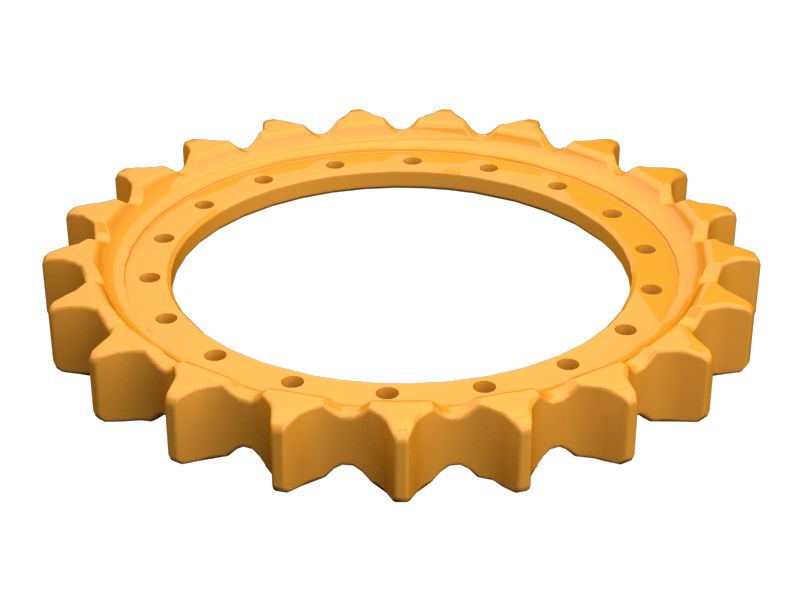 Несегментированное ведущее колесо гусеничной ленты с 21 зубом