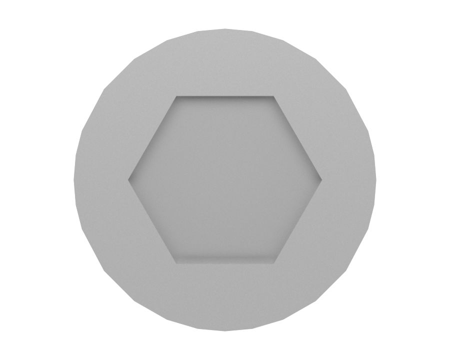 Болт с шестигранной головкой с резьбой 3/8-16