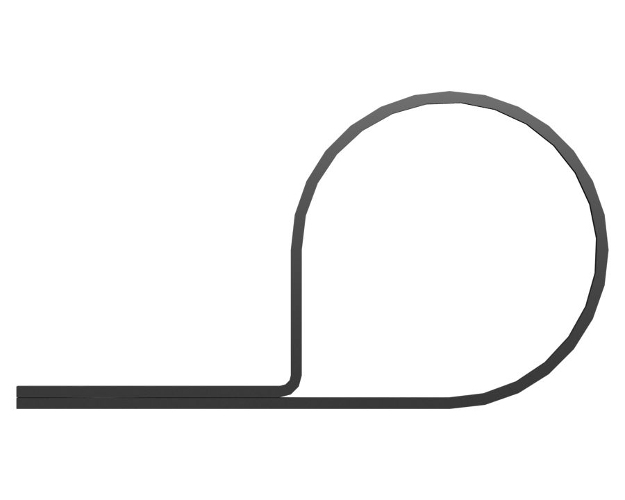 Стальной зажим с внутренним диаметром 41,00 мм