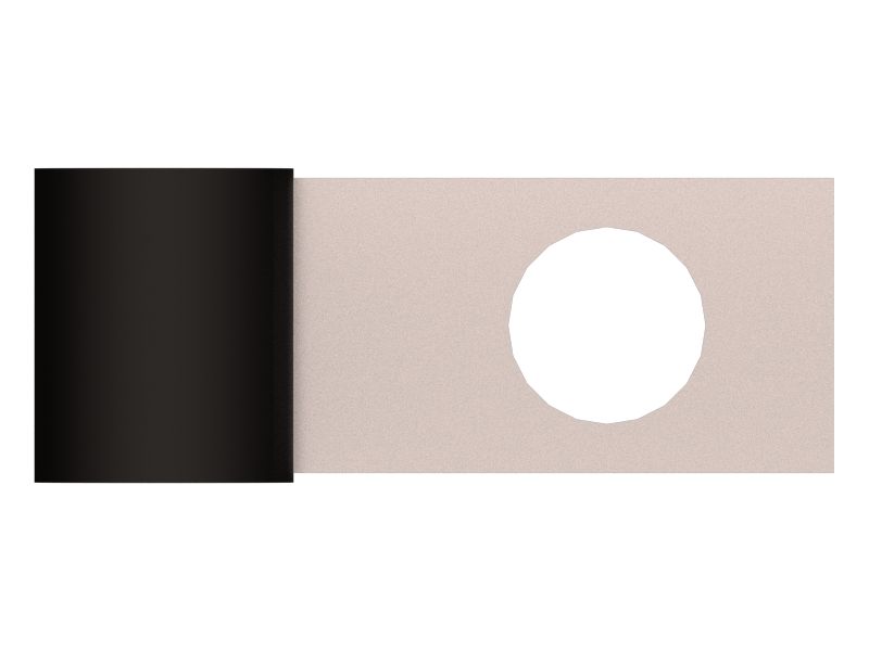 Стальной петлевой хомут для одной трубки, минимальный диаметр 17,46 мм