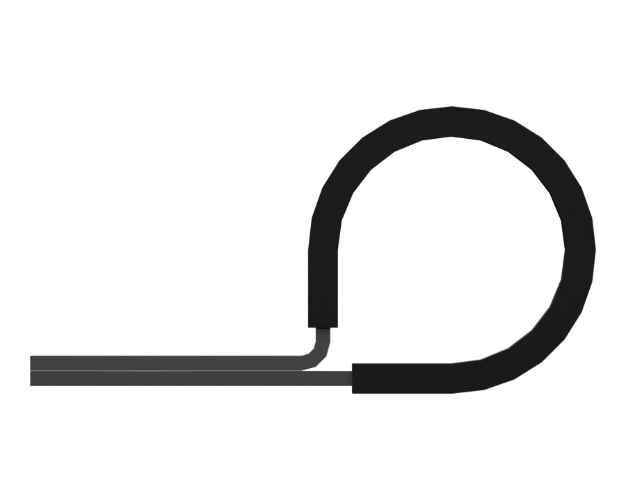 Стальной зажим с внутренним диаметром 23,81 мм