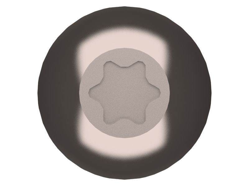 Винт со сферической головкой длиной 18 мм