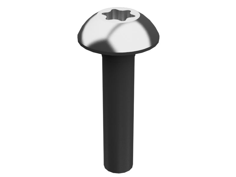 Винт со сферической головкой длиной 18 мм