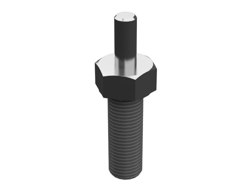 126-8449: 3/8-16, 5/8-18 Thread Stud Bolt 1268449 купить