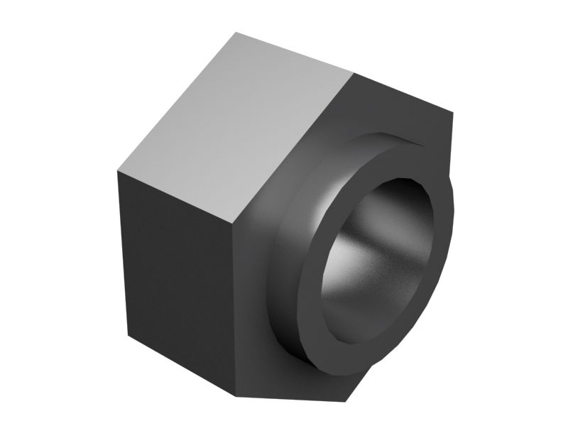 Шестигранная сварная гайка M8 x 1,25 мм