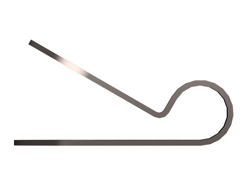 Зажим карабинного типа с внутренним диаметром 6,35 мм