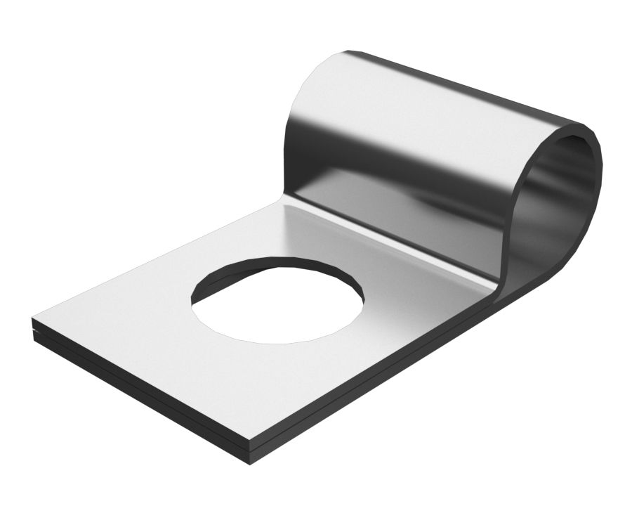 1F-7567: Стальной петлевой хомут, внутренний диаметр 9,52 мм