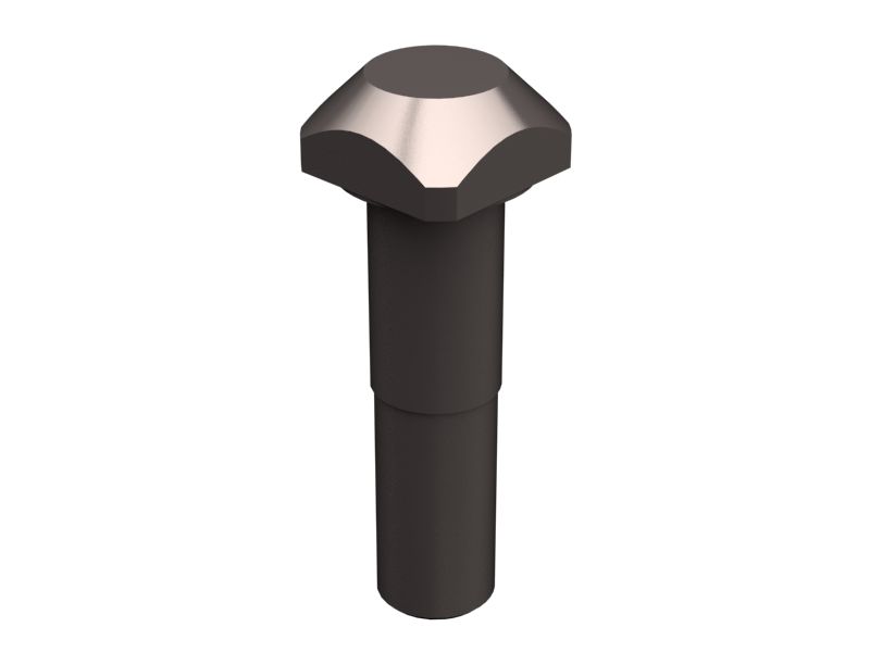 Болт с квадратной головкой размером 3/4''-16 x 2 3/4''