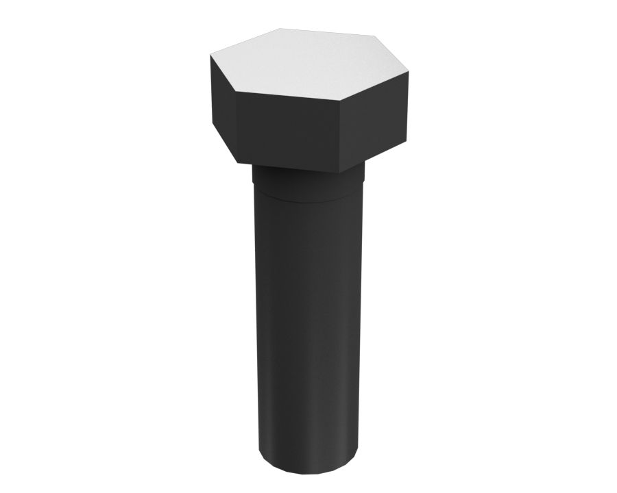 Болт с шестигранной головкой с резьбой M12X1,75