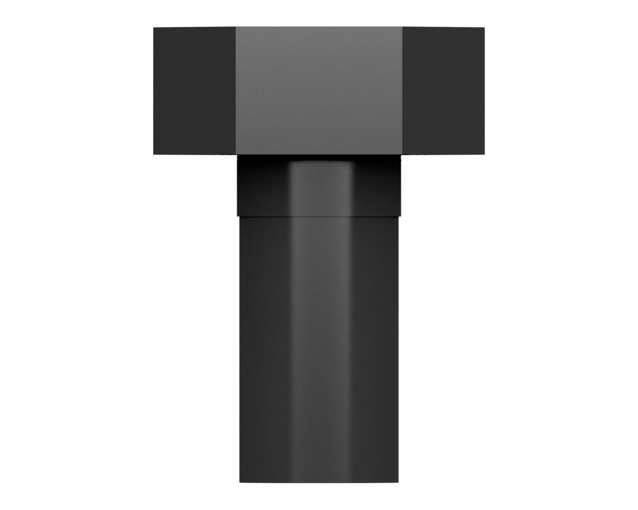 Болт с шестигранной головкой с резьбой 1/4-28