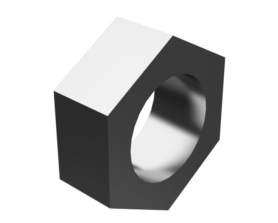 Стопорная шестигранная гайка 1/2''-13