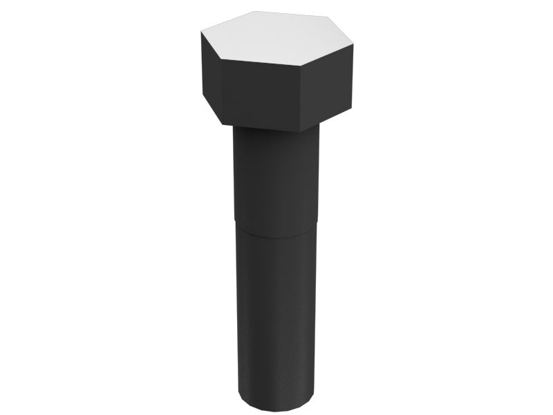 8T-4835: Baut Hulu Hex 1/2''-13 x 2''