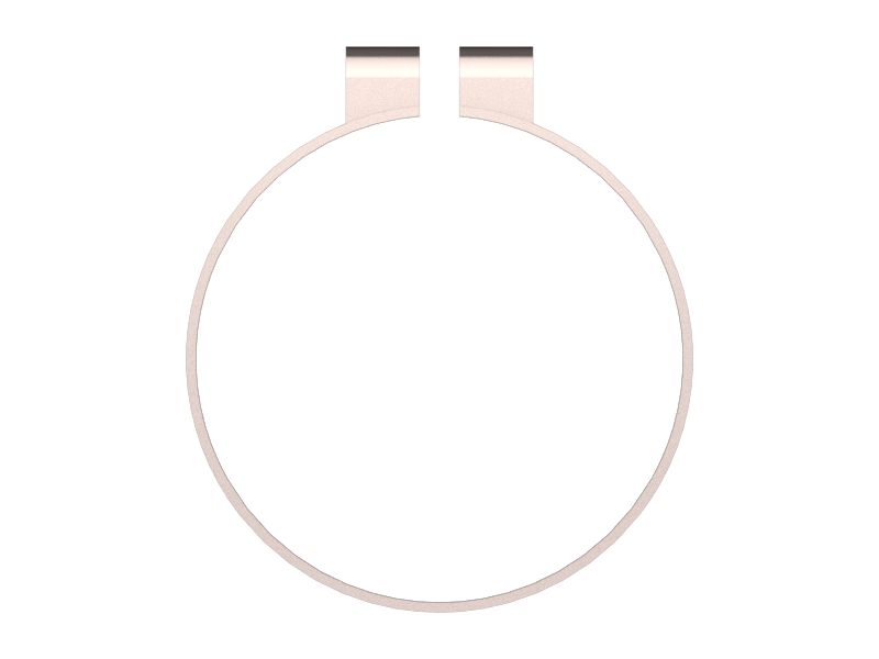 Выпускной зажим ленточного типа шириной 25,4 мм