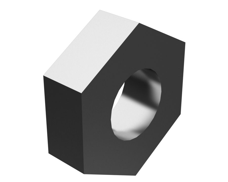 Шестигранная гайка № 10-32