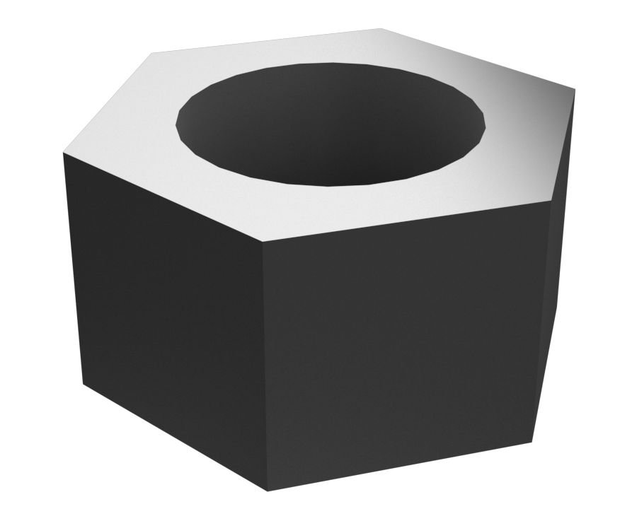 Шестигранная гайка 0,750