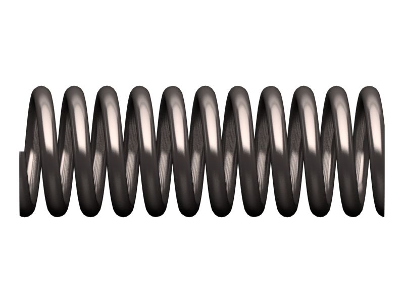 Правая пружина свободной длины 88,90 мм
