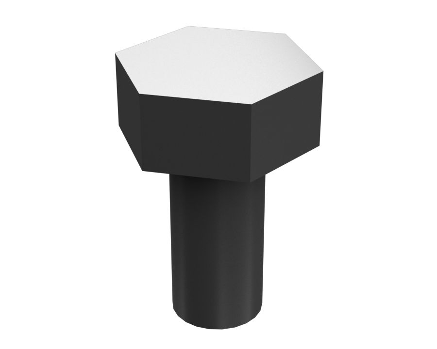 Болт с шестигранной головкой 1/4''-20 x 1/2''