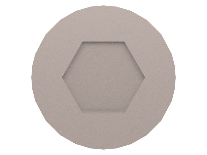 Болт с шестигранной головкой с резьбой M10X1,5