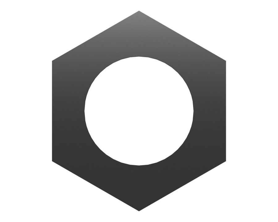 Шестигранная гайка с резьбой M12X1.25-6H