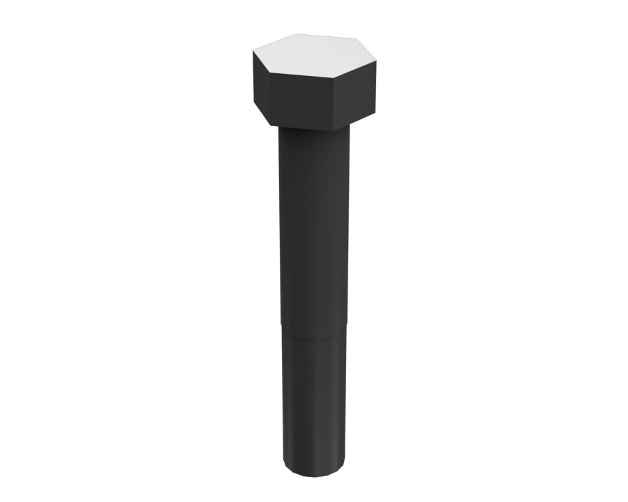 Внешний шестигранный стальной болт с резьбой 1/2-13