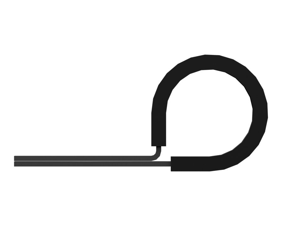 Стальной петлевой хомут, внутренний диаметр 14,29 мм