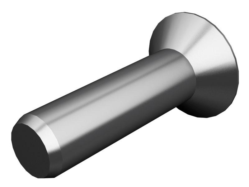 Приводной винт с плоской головкой и шестигранным гнездом длиной 45 мм