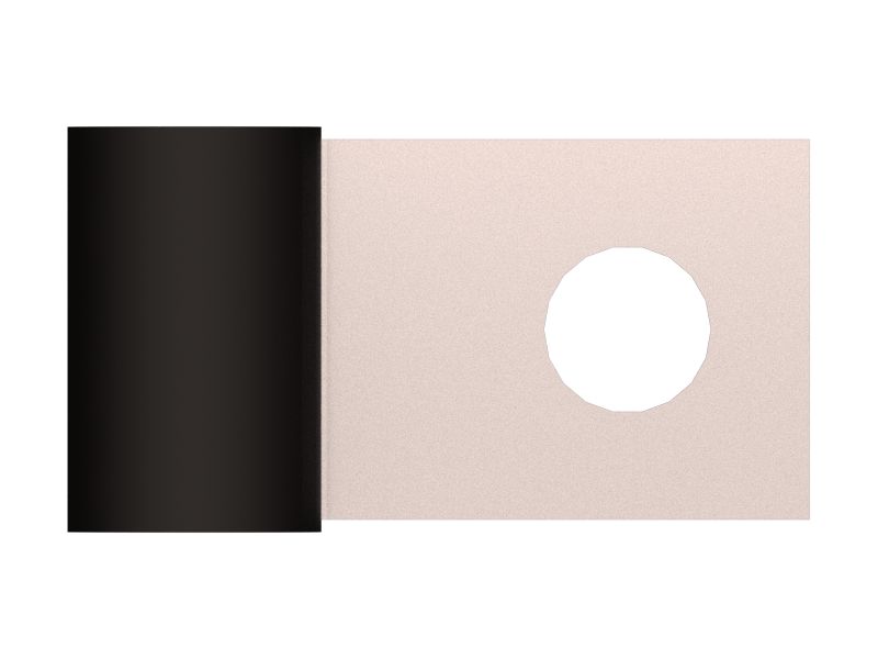 Стальной петлевой хомут для одной трубки диаметром не менее 11,10 мм