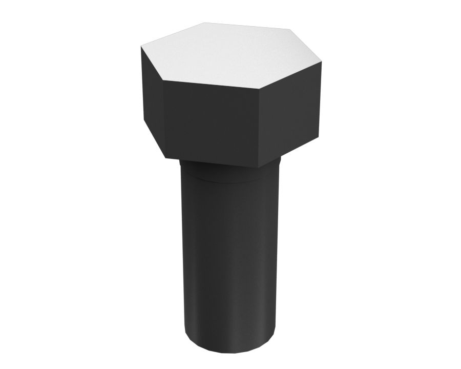 Болт с шестигранной головкой с резьбой 3/8-16