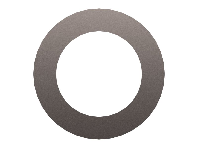 Плоская шайба толщиной 1 мм