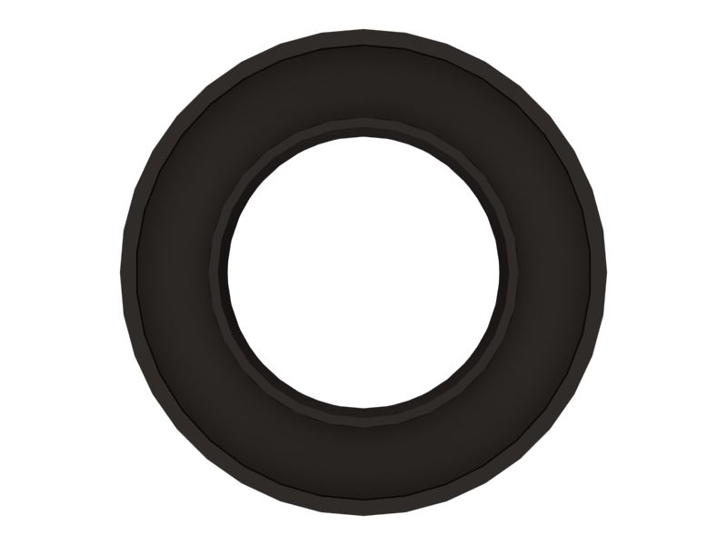 Резиновое уплотнение на стальной основе 45,23 мм