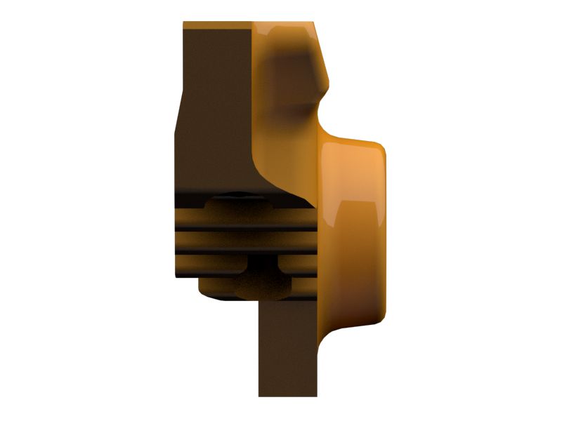 Замыкающее звено SALT со стороны пальца, ширина 87 мм