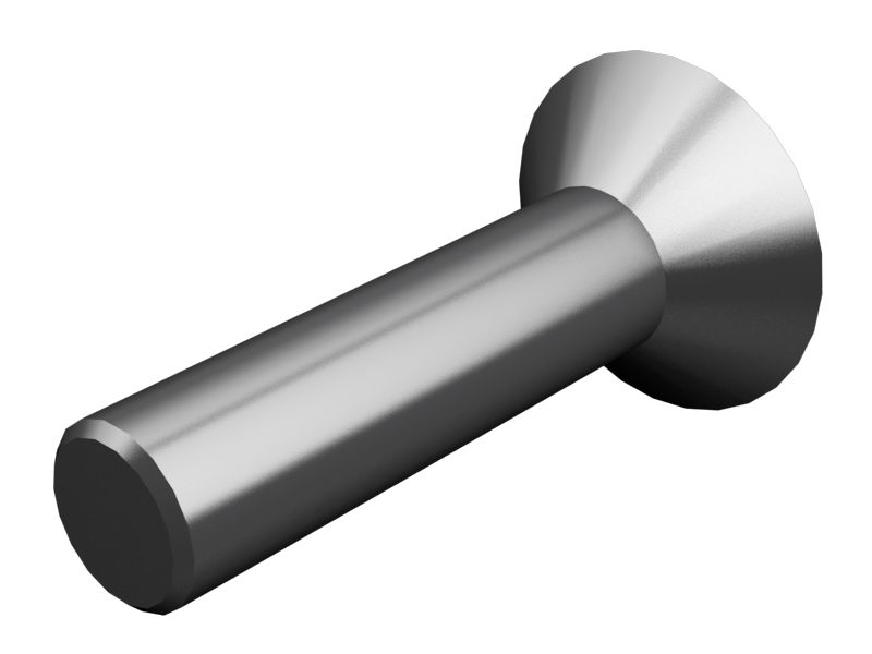 Шестигранный винт с плоской головкой длиной 25 мм