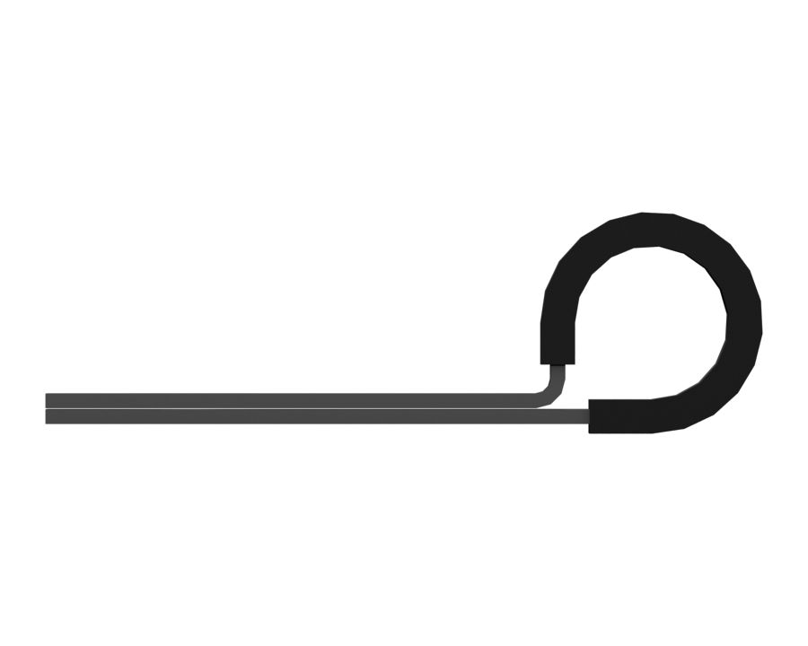 Стальной зажим диаметром 12,70 мм